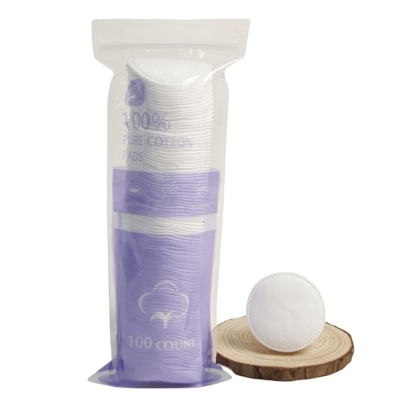 Cotton Pads Supplier - 100PCS Round 100% Cotton Soft Make up Remover