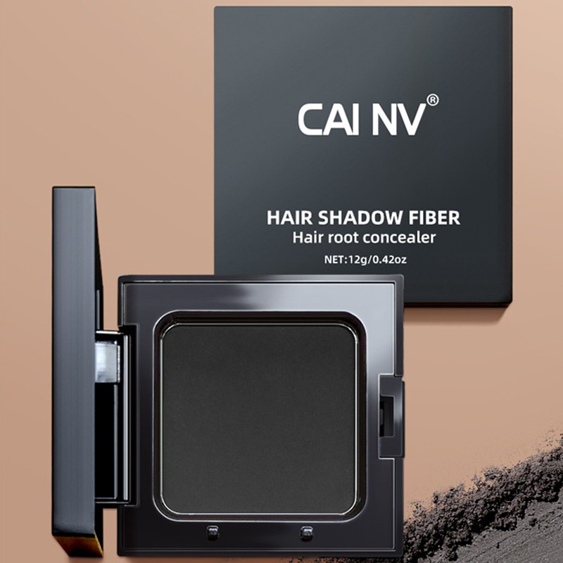 Hair Root Concealer Manufacturer - 3 Colors Natural Concealer With Mirror Puff