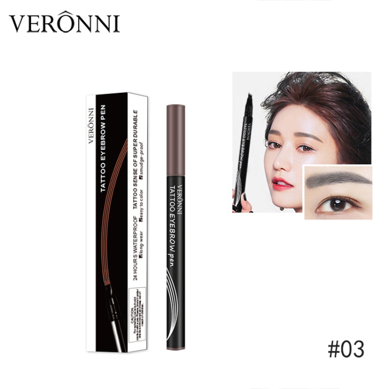 Sketch Eyebrow Pen Manufacturer - Women's 4-Color Waterproof Tattoo Liquid