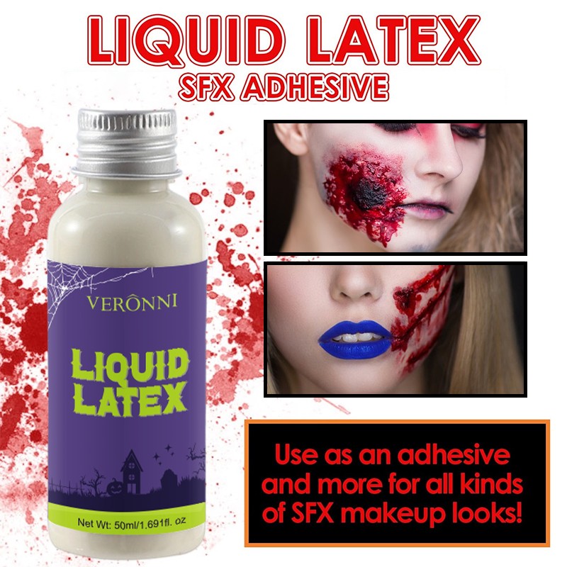 Liquid Latex Factory - Halloween Liquid Makeup Zombie Scars Old Age Latex