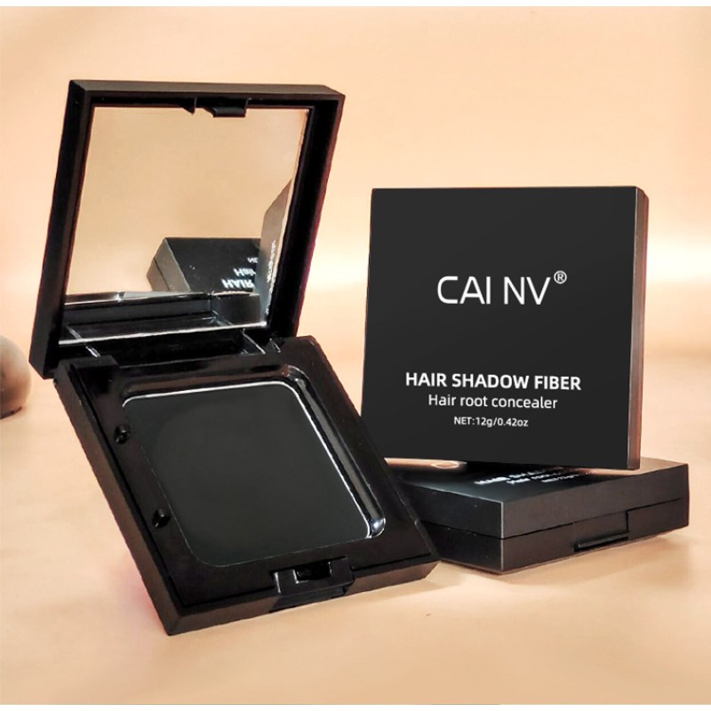 Hair Root Concealer Manufacturer - 3 Colors Natural Concealer With Mirror Puff