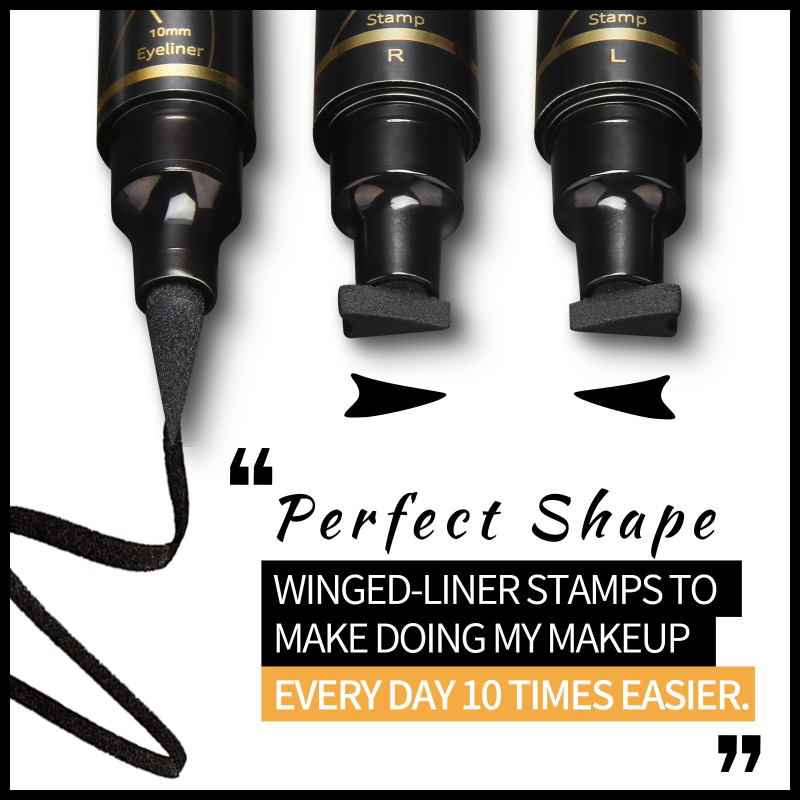 Liquid Eyeliner Pen Manufacturer - Double-Ended Waterproof Fast Dry Black