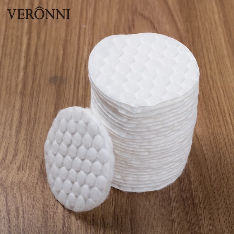 Cotton Pad Manufacturer - 60pcs/bag Round Cotton Pad Cosmetic Wipes Cleaning