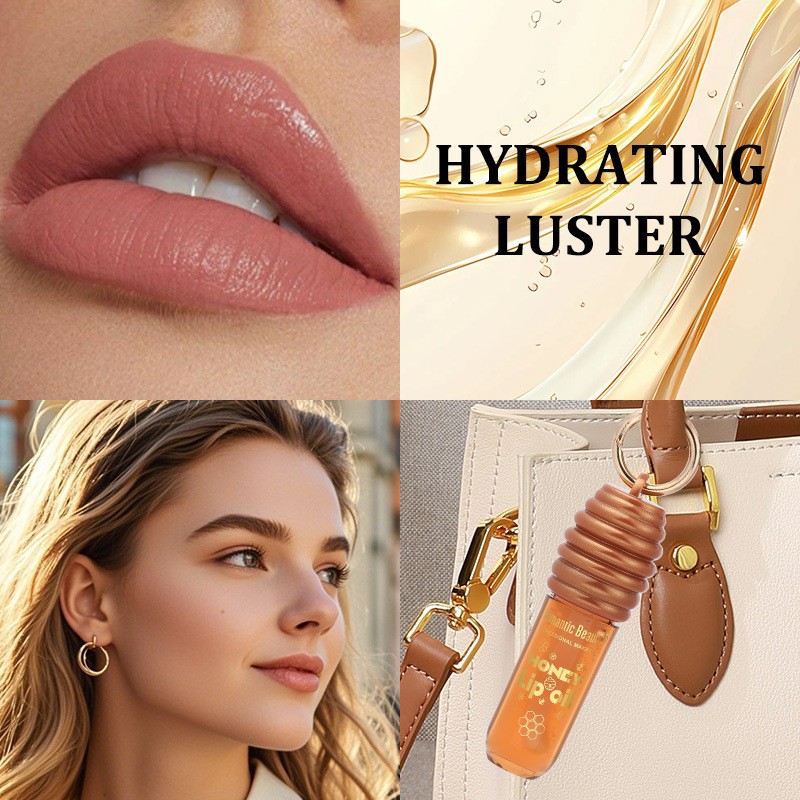 Lip Gloss Essence Supplier - Wholesale Honey Moisturizing Lip Oil with Keychain