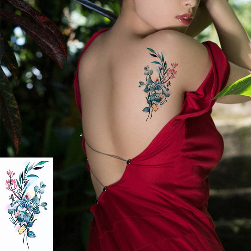 Temporary Tattoo Supplier - Non-toxic Waterproof Fake Herbal Tattoo Sticker
