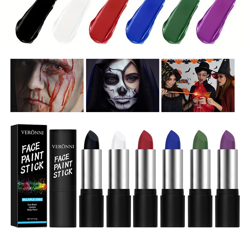 Face Paint Stick Supplier - Wholesale 6 Color Non-Toxic Portable Waterproof