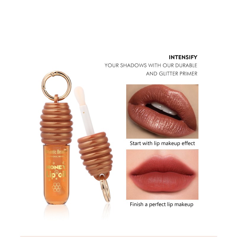 Lip Gloss Essence Supplier - Wholesale Honey Moisturizing Lip Oil with Keychain