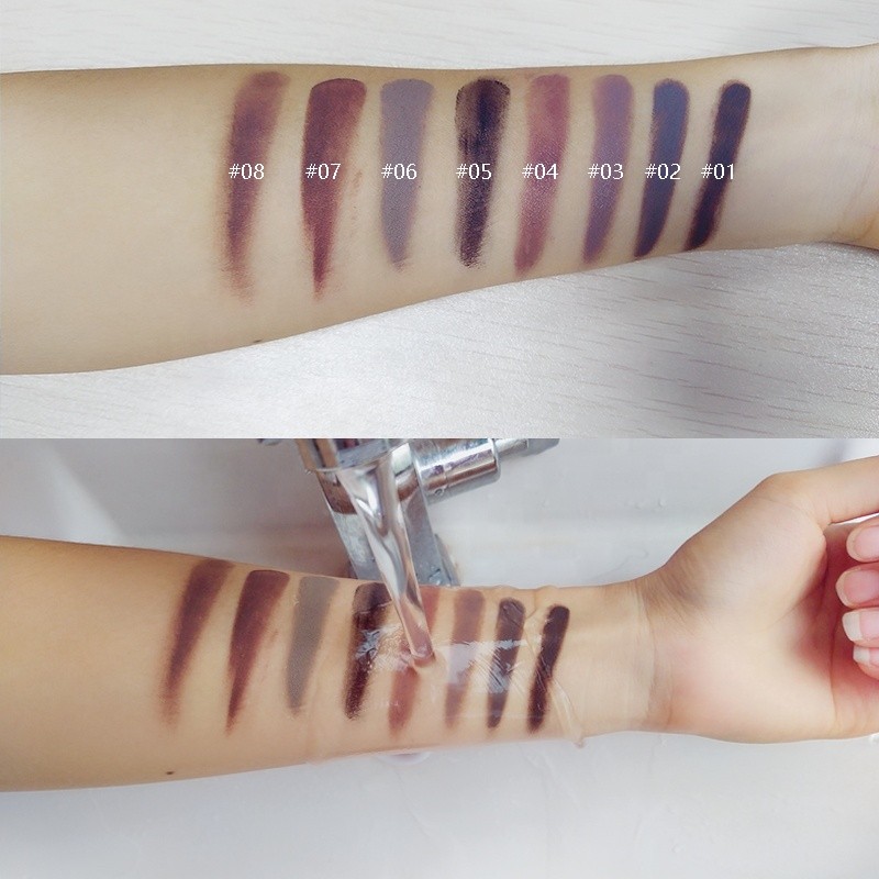 Brow Lift Cream Factory - Eyes Cosmetic Long Lasting 8 Colors Eyebrow Gel