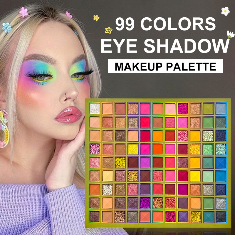 Eyeshadow Palette Factory - 99 Colors Professional Waterproof Matte Glitter