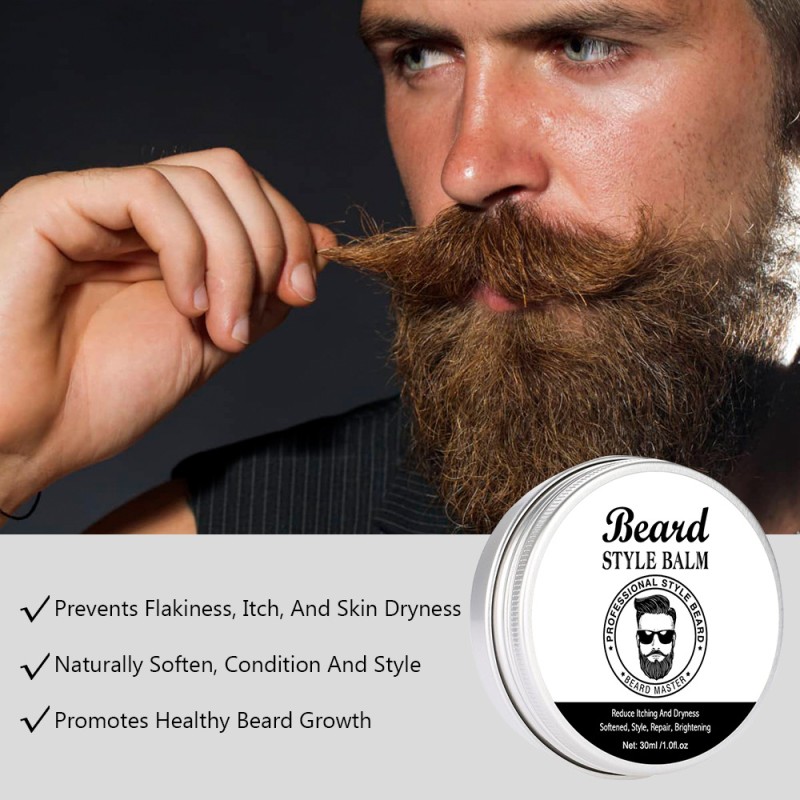 Beard Balm Wax Supplier - Natural Organic Men Beard Style Moisturizing