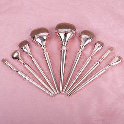Pink Makeup Brushes Factory - Professional 9Pcs Pink Cosmetic Brush Kits