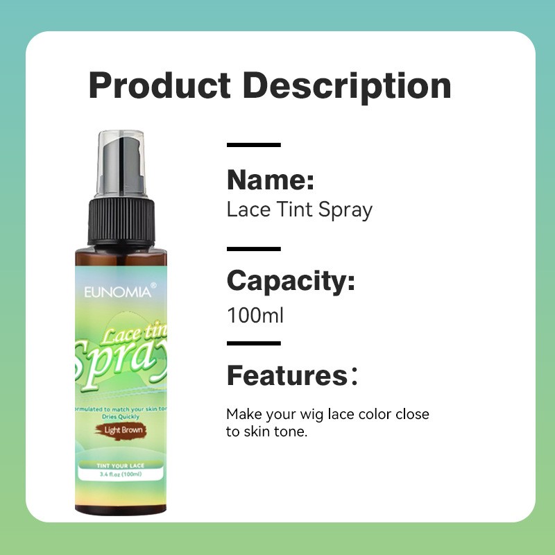 Hair Styling Spray Supplier - New Arrival 100ml Lace Tint Strong Hold