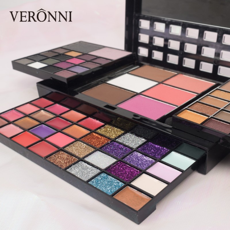 Eyeshadow Palette Manufacturer - Women's 74-Color Waterproof Cosmetics Set