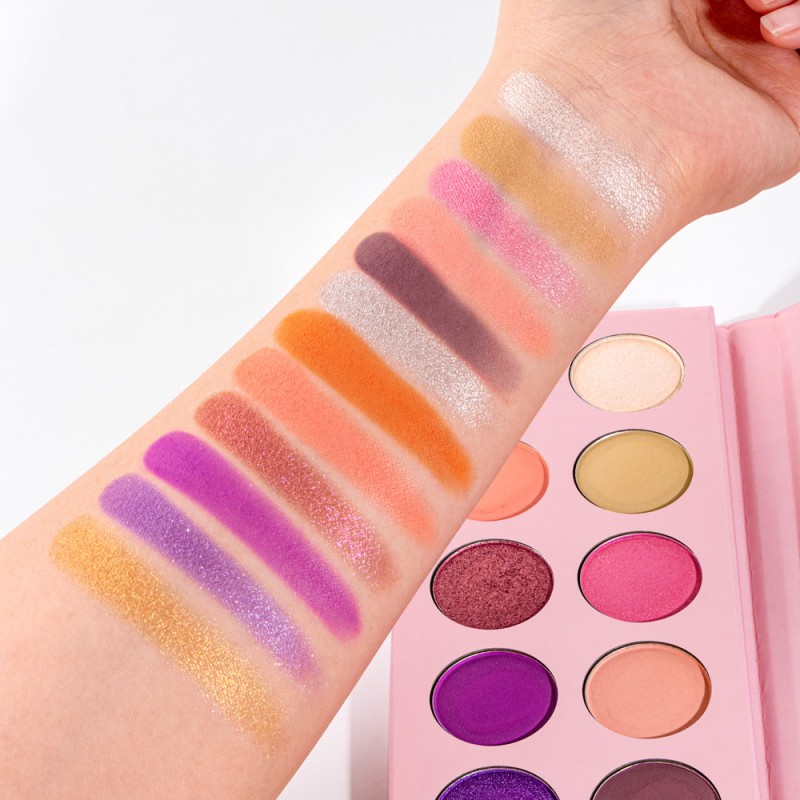 Eyeshadow Palette Manufacturer - Private Label 12 Colors High Pigmented Matte