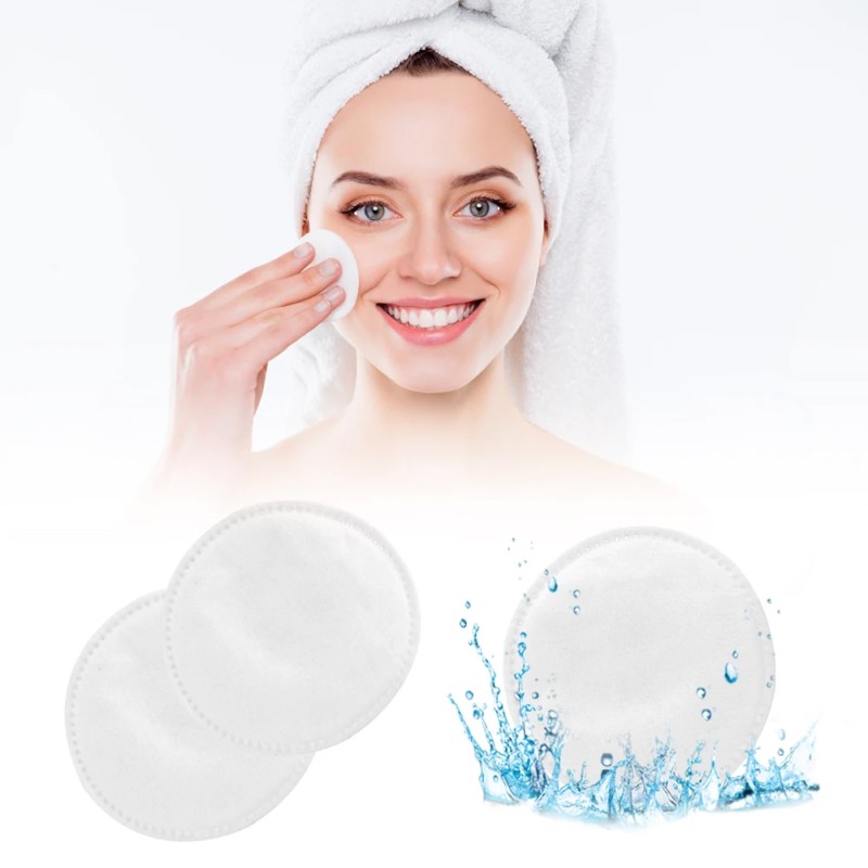 Cotton Pads Supplier - 100PCS Round 100% Cotton Soft Make up Remover