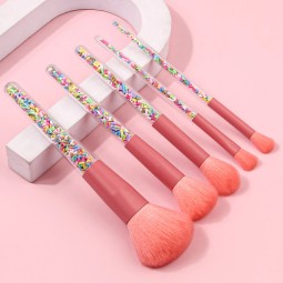 Makeup Brush Set Manufacturer - Wholesale Hot pink Candy Sprinkle Cute Brush
