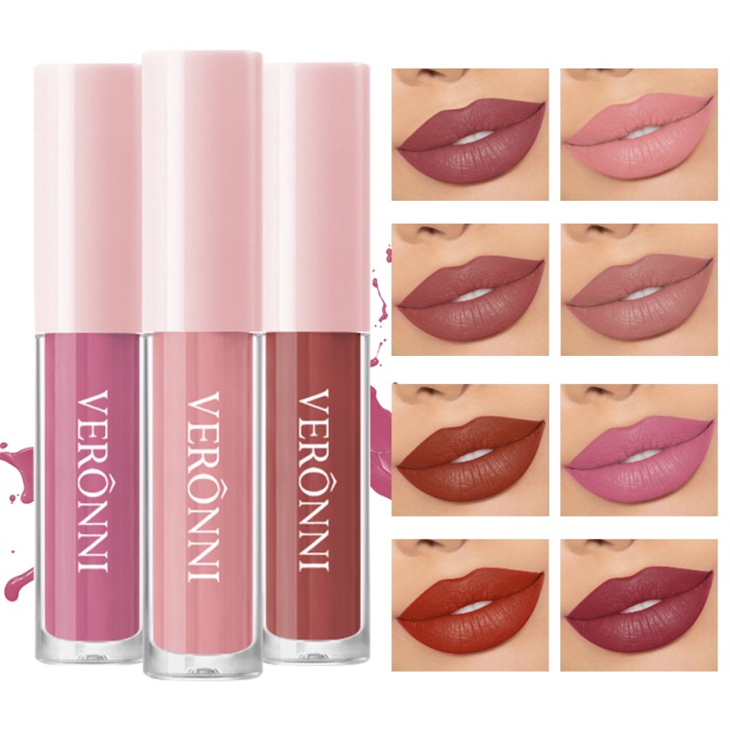 Liquid Lipstick Factory - Wholesale 12-Color Waterproof Matte Mineral-based