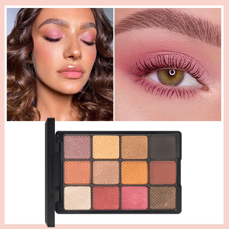 Eye Shadow Palette Supplier - 12 Colors Matte Glitter Natural High Pigment