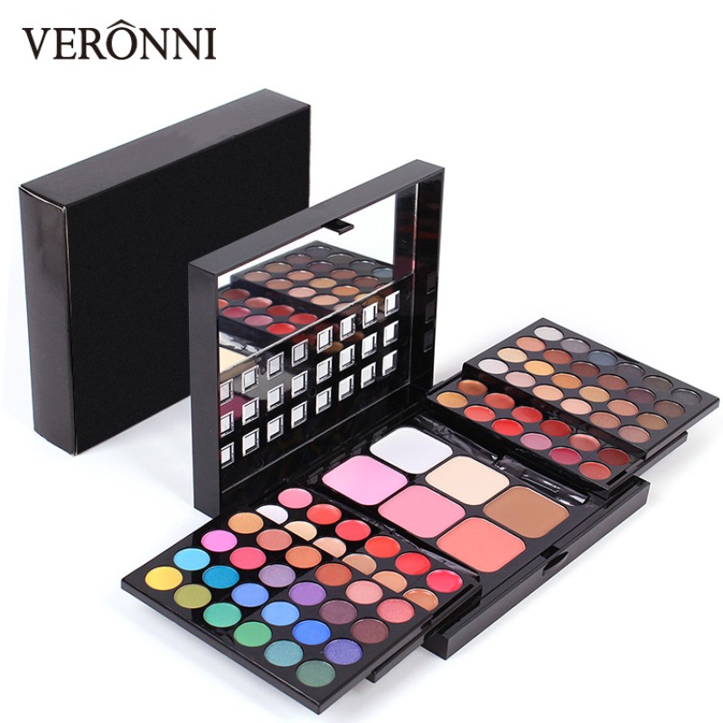 Makeup Kit Supplier - 78-Color Full Glitter Eyeshadow Lip Gloss Palette