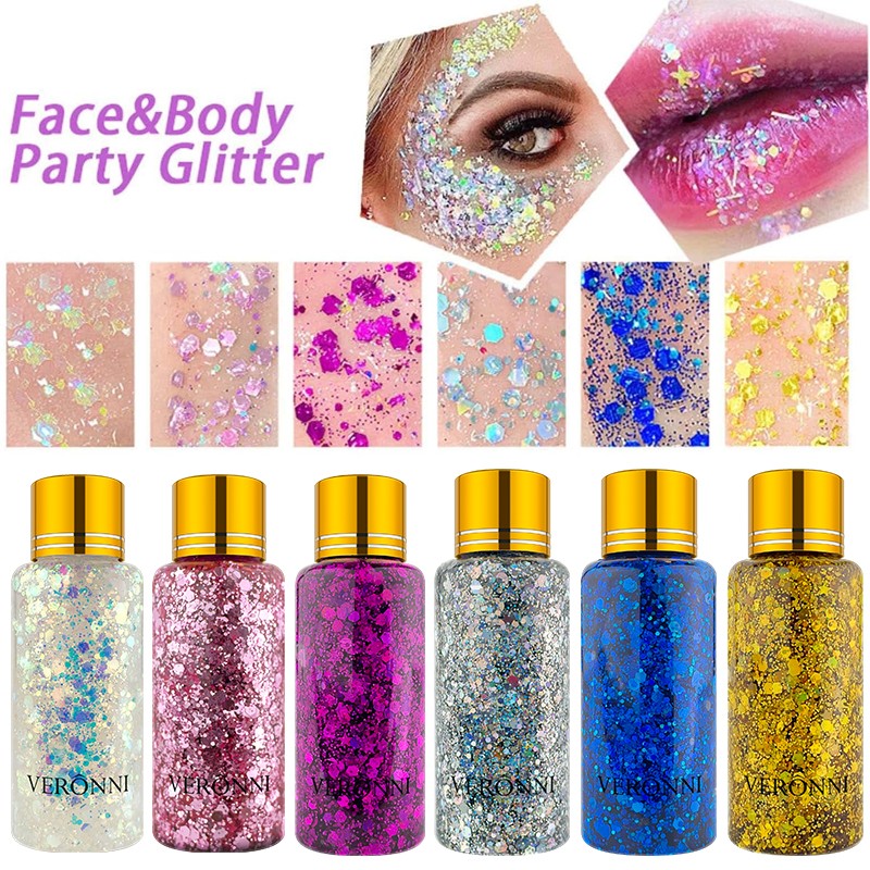 Eye Glitter Factory - 9 Colors Eye Glitter Hair Body Face Chunky Glitter