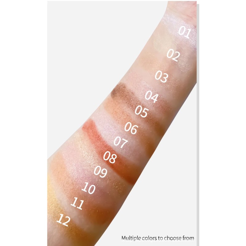 Highlighter Powder Factory - Face Makeup Single Palette Pressed Shimmer