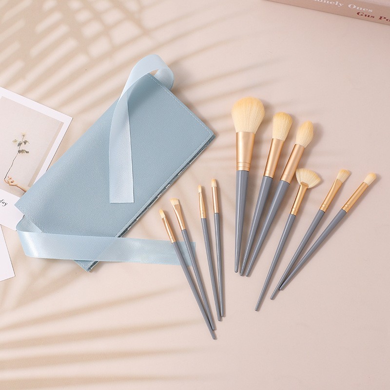 Makeup Brush Set Supplier - 10pcs Set Mini Complete Function Travel Set