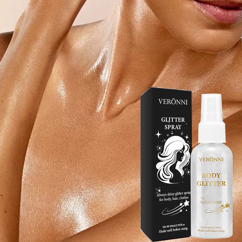 Body Glitter Spray Supplier - Body Glitter Mist Spray Liquid Highlighter