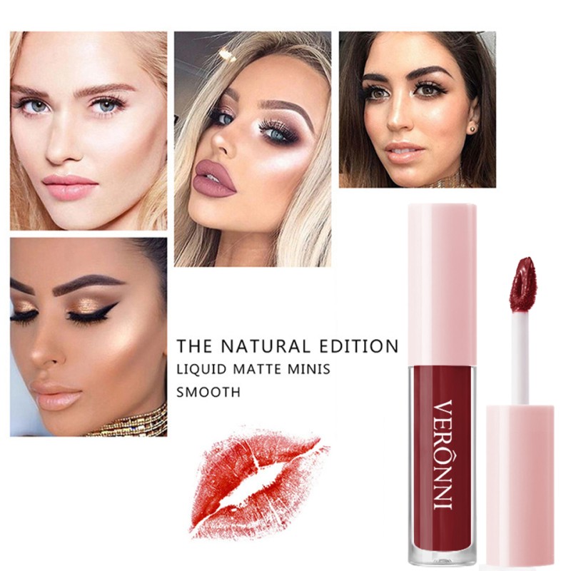 Liquid Lipstick Factory - Wholesale 12-Color Waterproof Matte Mineral-based