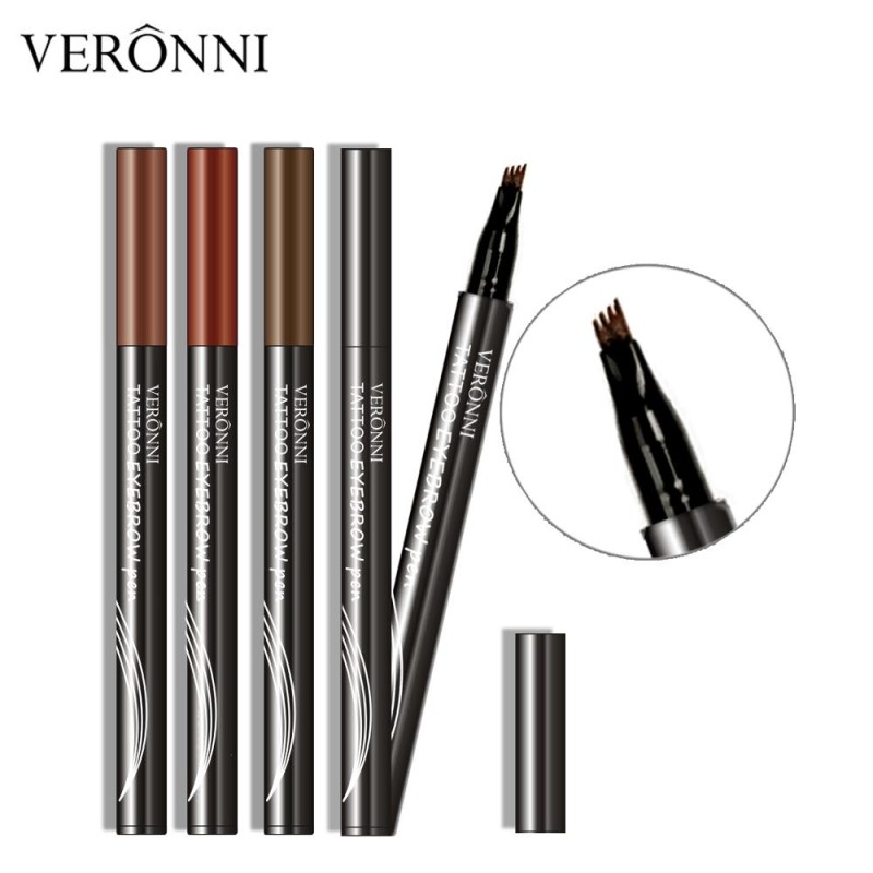 Liquid Eyebrow Pencil Manufacturer - Professional 4 Fork Tip Waterproof Long