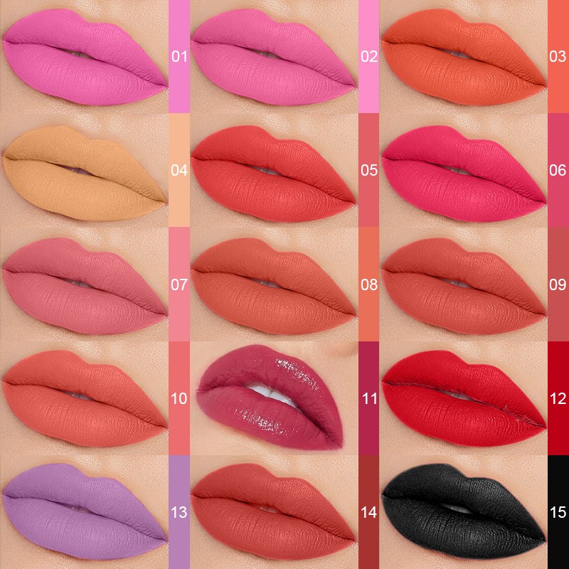 Lip Gloss Palette Manufacturer - 15 Color Long-Lasting Mini Waterproof Cream