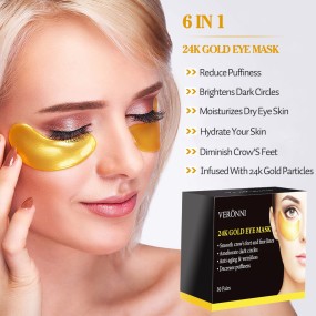 Sleep Eye Mask Supplier - Gel 24k Gold Under Patch Treatment Dark Circle