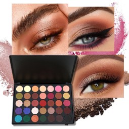 Eyeshadow Palette Manufacturer - 35JH High Pigment 35 Color Shimmer Matte