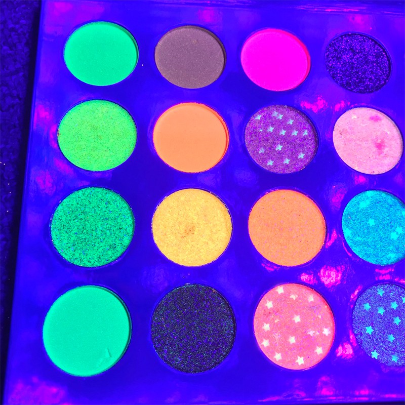 Eyeshadow Palette Supplier - 24 Color Neon Halloween Matte Shimmer High Pigmented