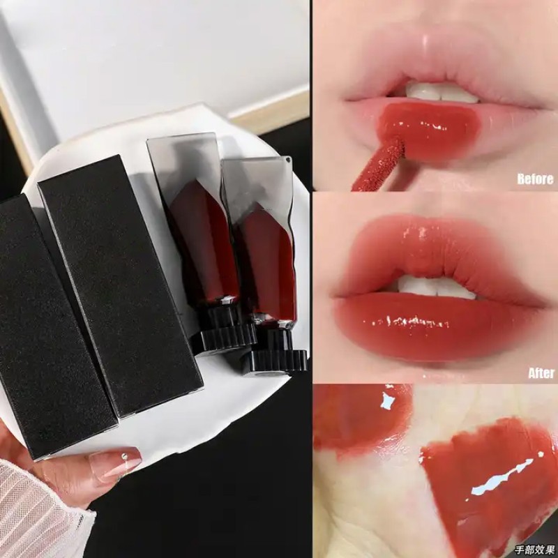 Lipgloss Tubes Supplier - Waterproof Private Label 6 Color Black Squeeze