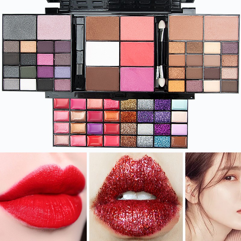 Eyeshadow Palette Manufacturer - Women's 74-Color Waterproof Cosmetics Set