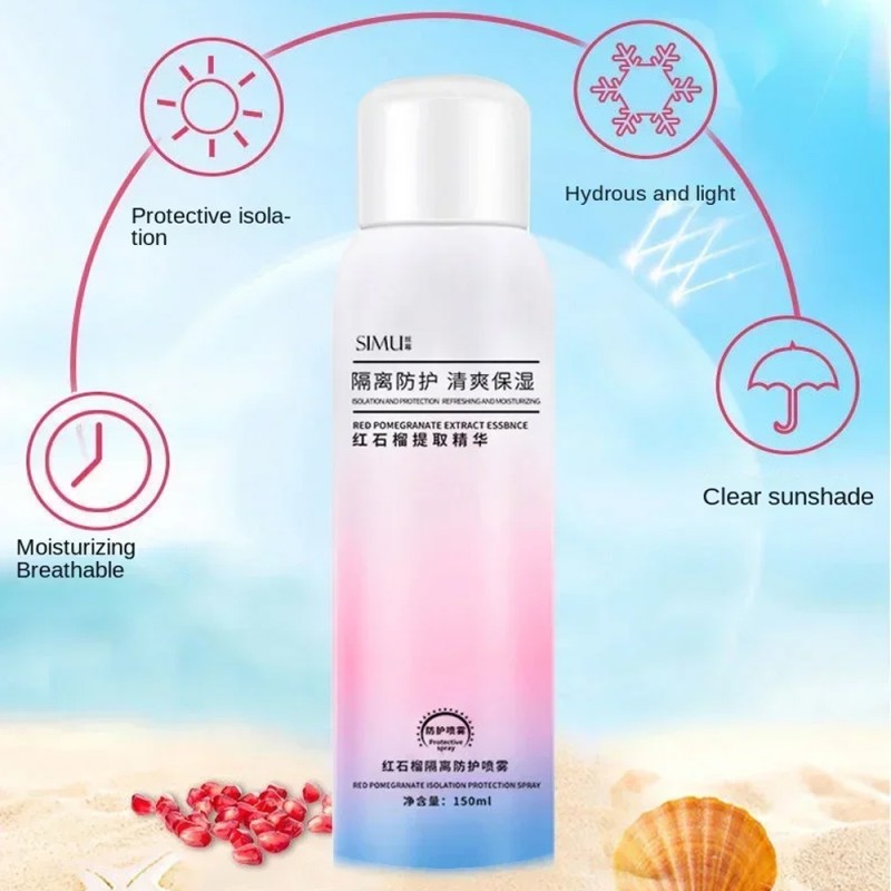 Body Spray Supplier - Wholesale Herbal Red Pomegranate Isolation Sunscreen