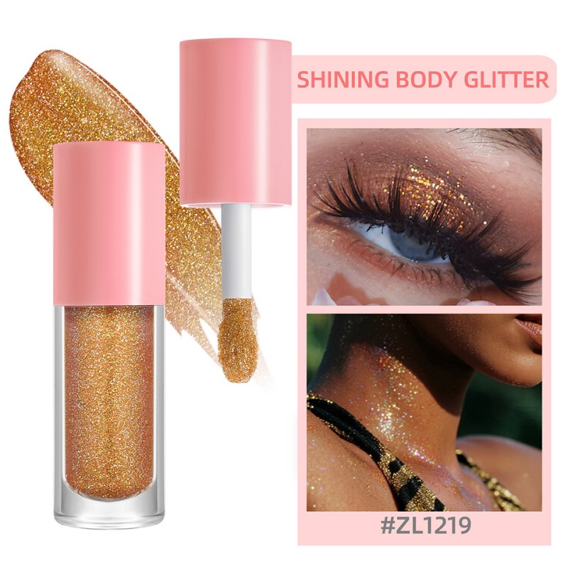 Pearl Eye Shadow Factory - 5 Color Pearl Shinning Body Liquid Shimmer