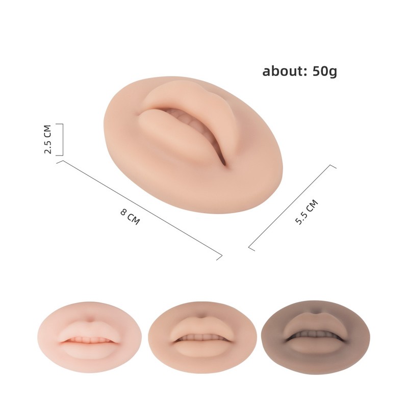 Lip Practice Skin Manufacturer - 5D Toot Lip Practice Silicone Skin for PMU