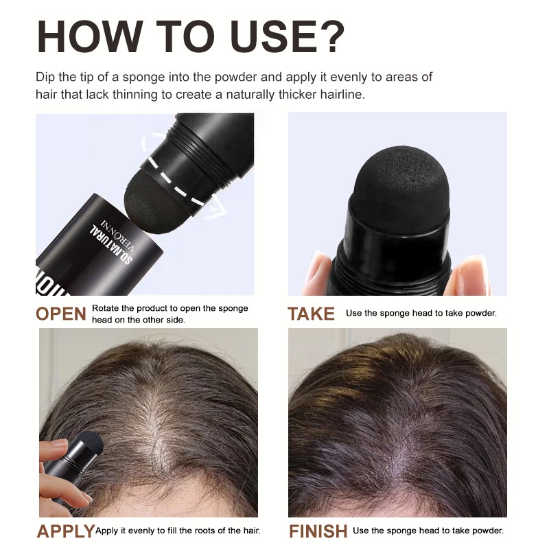 Hair Powder Stick Manufacturer - 14-Color Temporary Root Touch-up Waterproof