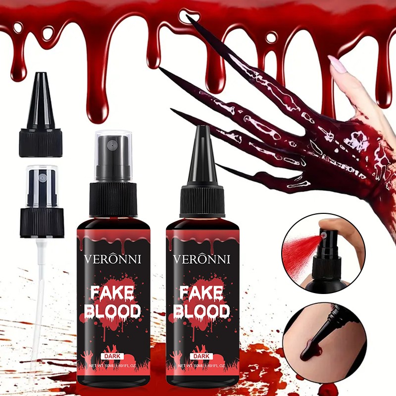 Fake Blood Spray Supplier - Halloween Cosplay Temporary Fake Bleed Wound