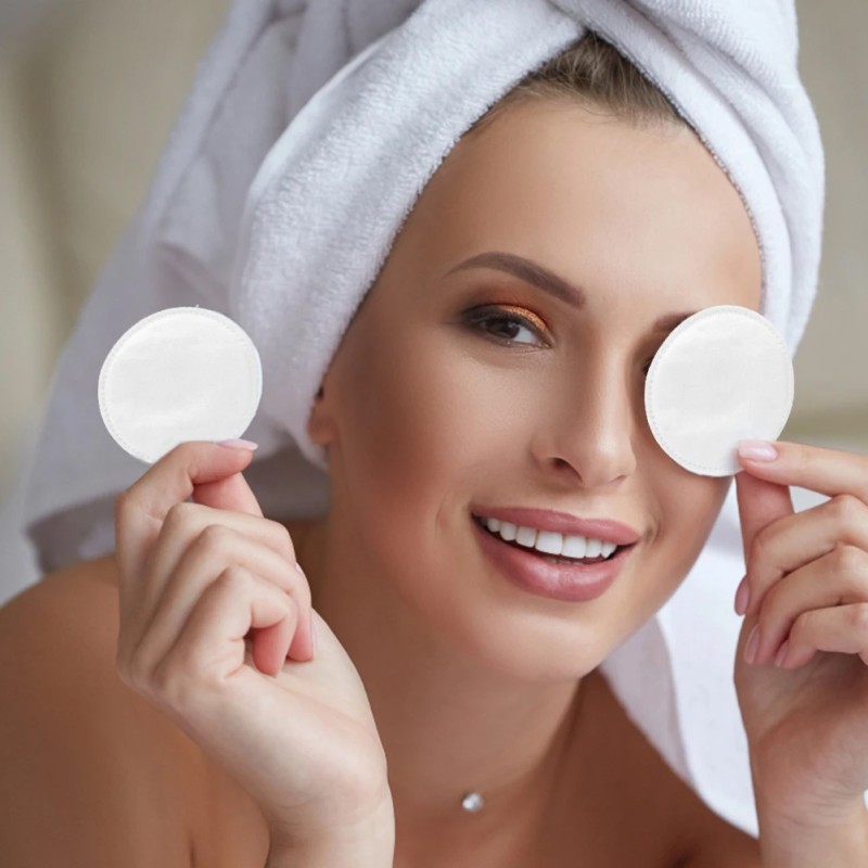 Cotton Pads Factory - 100% Cotton Rounds Pack of 100 Makeup Remover