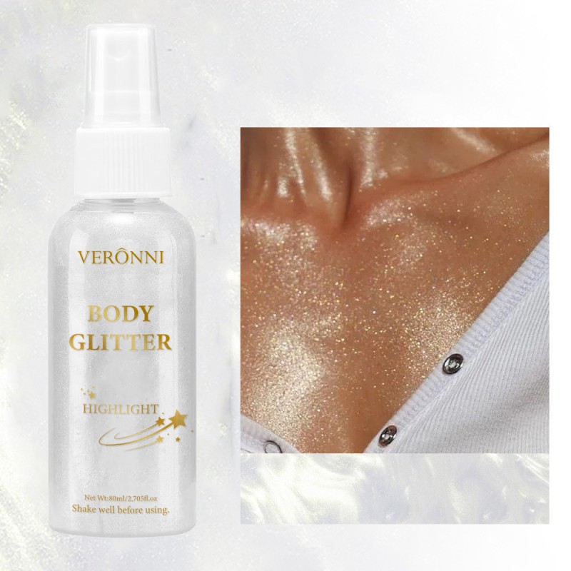 Body Glitter Spray Supplier - Body Glitter Mist Spray Liquid Highlighter