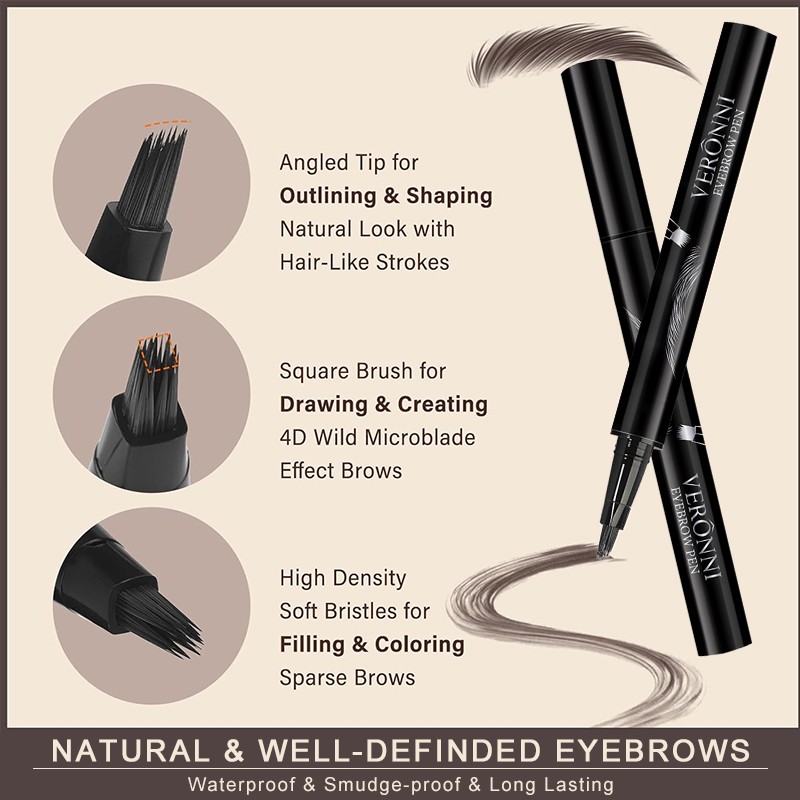 Microblading Eyebrow Pen Factory - Multi-pronged Long-lasting Waterproof Liquid