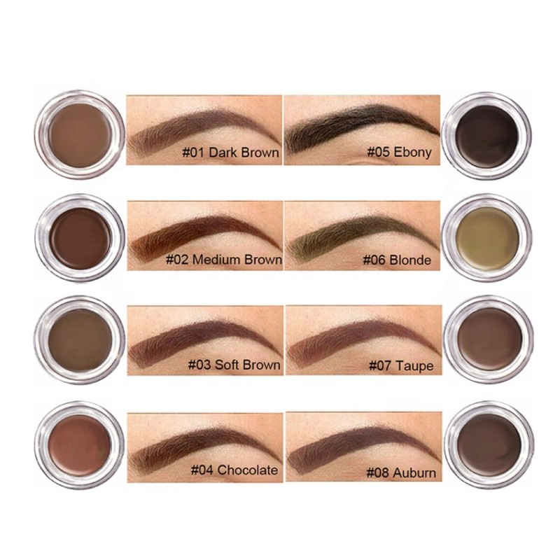 Brow Lift Cream Factory - Eyes Cosmetic Long Lasting 8 Colors Eyebrow Gel