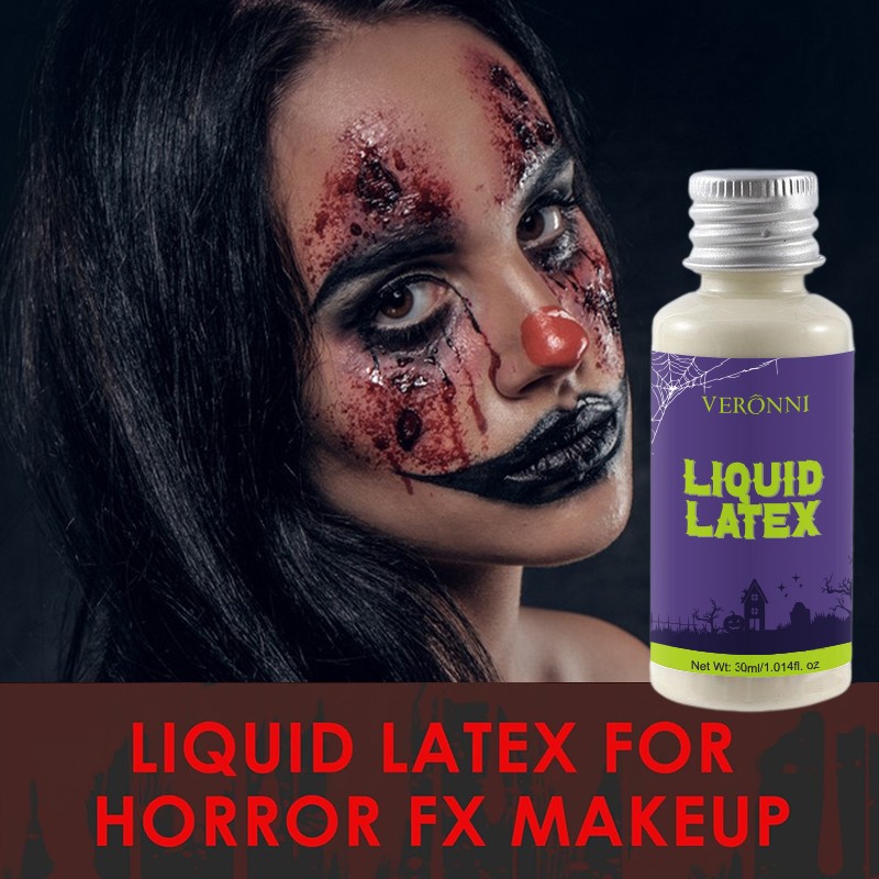 Liquid Latex Supplier - Halloween Party 30ml/50ml Wounded Skin Makeup