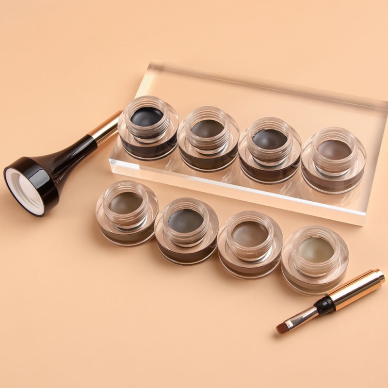 Eyebrow Tint Kit Factory - Long Lasting 2 in 1 Eye Brow Tint Enhancers