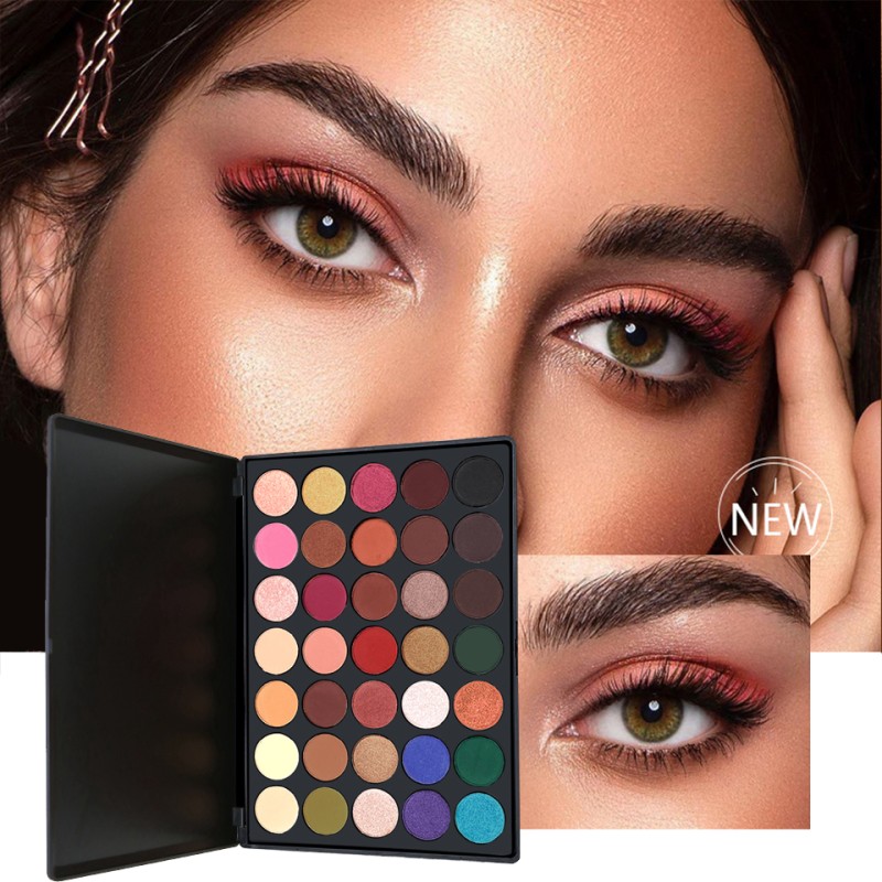 Eyeshadow Palette Manufacturer - 35JH High Pigment 35 Color Shimmer Matte