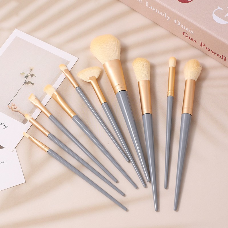 Makeup Brush Set Supplier - 10pcs Set Mini Complete Function Travel Set