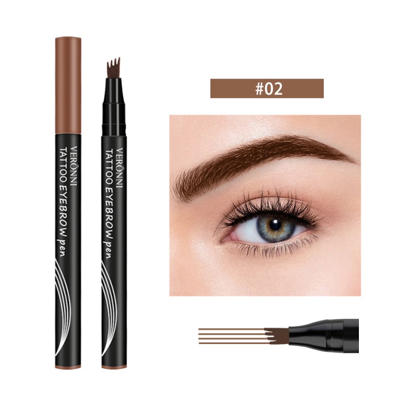Liquid Eyebrow Pencil Manufacturer - Professional 4 Fork Tip Waterproof Long