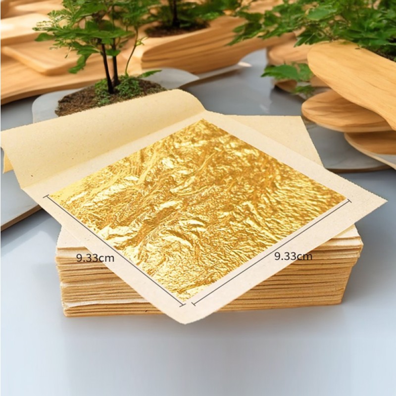 Gold Leaf Supplier - Private Label 24K Real Gold Sheet Leaf 24 Karat Metal